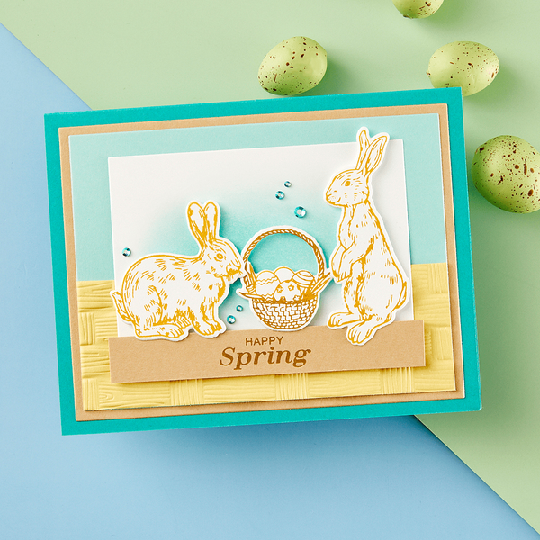 Woven 3D Embossing Folder by Simon Hurley