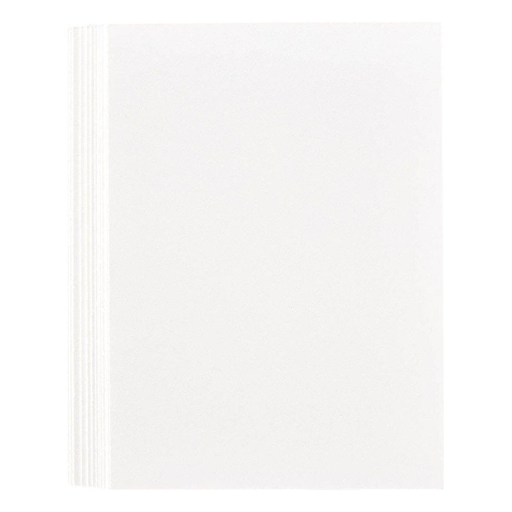 Porcelain BetterPress A7 Cotton Card Panels  - 25 Pack