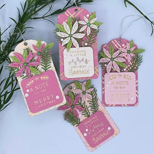 Holiday Blooms Etched Dies