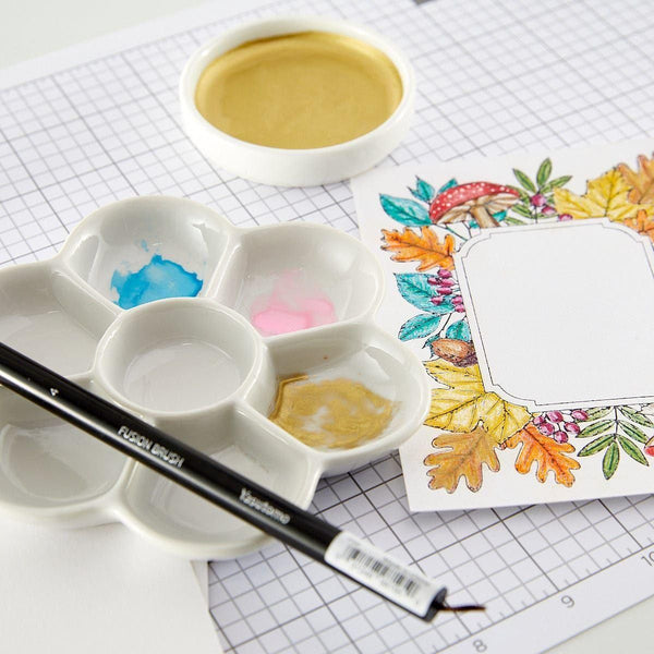 Yasutomo Pale Gold Japanese Watercolor