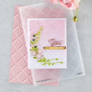 Tufted 3D Embossing Folder (E3D-027) project example. 