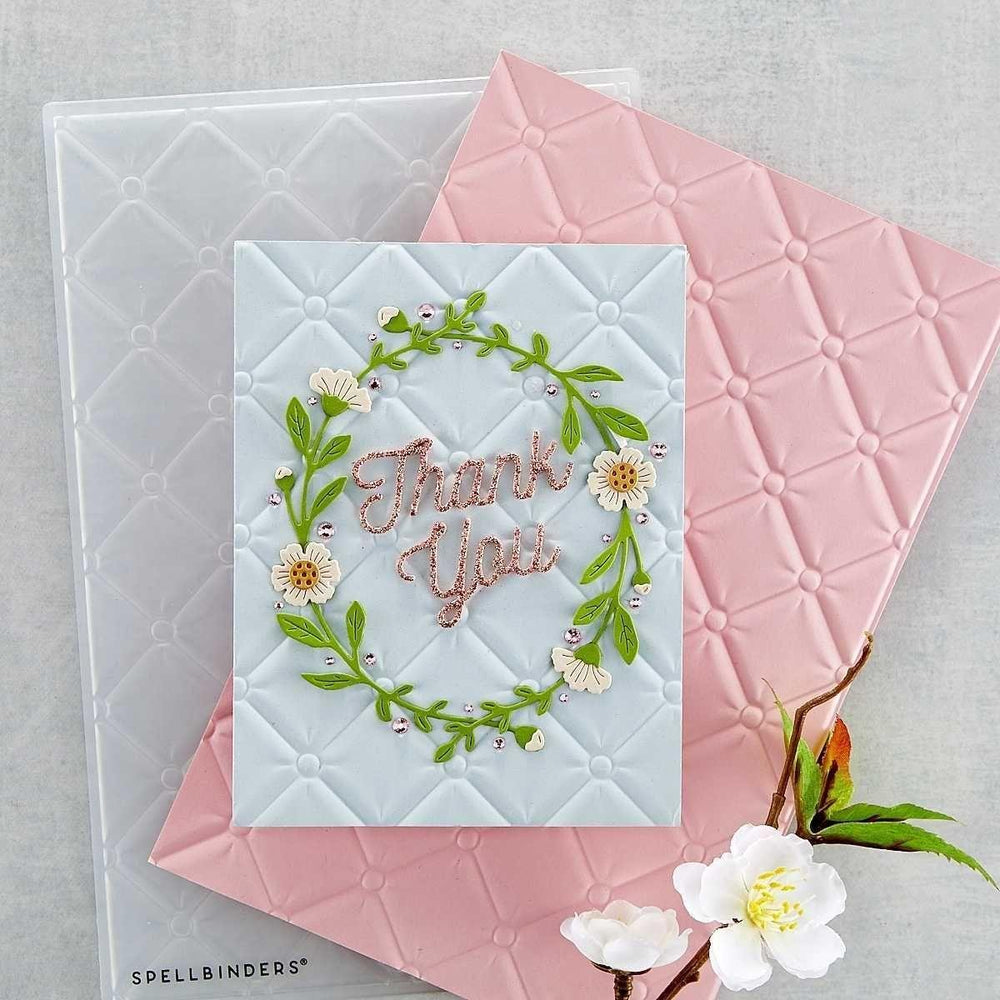 Tufted 3D Embossing Folder (E3D-027) project example. 