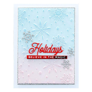 Flurry of Snowflakes 3D Embossing Folder