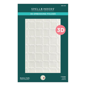 Bamboo Trellis 3D Embossing Folder by Susan Tierney-Cockburn
