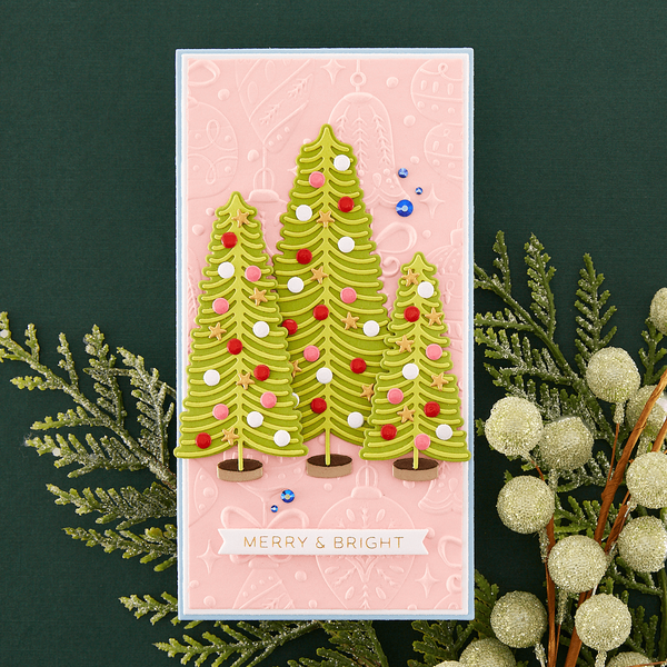 Vintage Ornaments 3D Embossing Folder
