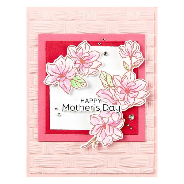 Woven 3D Embossing Folder by Simon Hurley