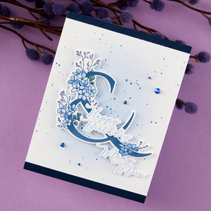 Floral & and Sentiment Press Plate