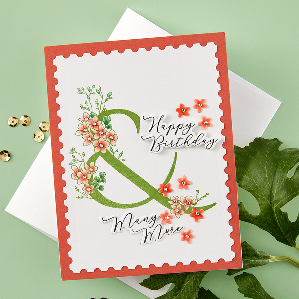 Every Occasion Floral Alphabet BetterPress Bundle
