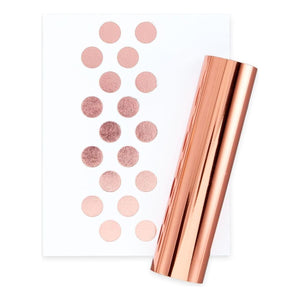 Glimmer Hot Foil Roll - Rose Gold