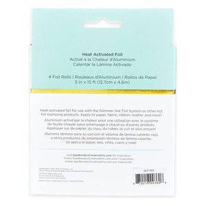 Glimmer Hot Foil  4 Rolls - Holiday Variety Pack