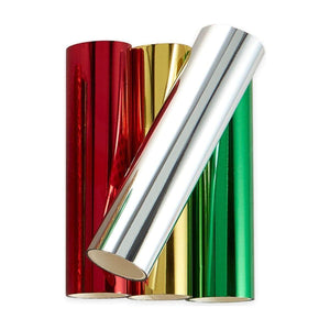 Glimmer Hot Foil  4 Rolls - Holiday Variety Pack