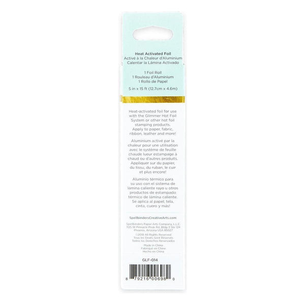 Glimmer Hot Foil Roll - Gold