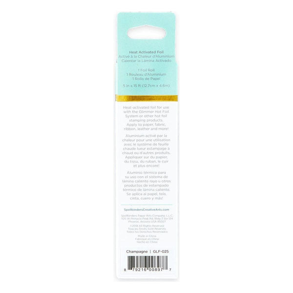Glimmer Hot Foil Roll - Champagne