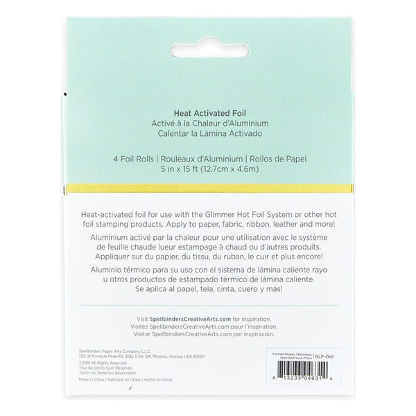 Glimmer Hot Foil 4 Rolls - Spellbound Variety Pack