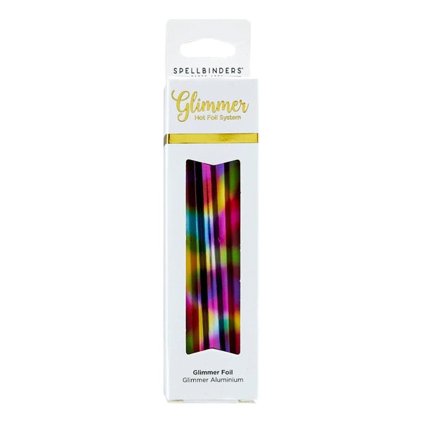 Glimmer Hot Foil Roll Rainbow Confetti