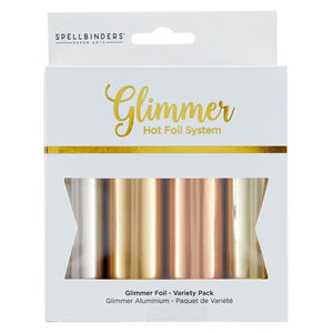 Glimmer Hot Foil 4 Rolls - Satin Metallics Variety Pack