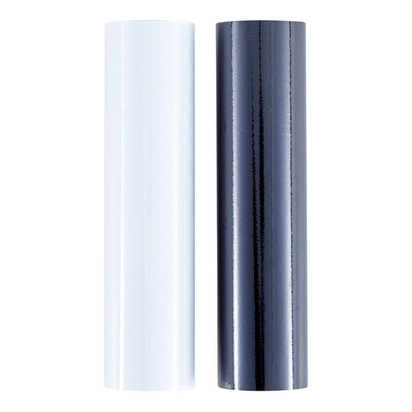 Glimmer Hot Foil 2 Rolls - Opaque Black & White Pack
