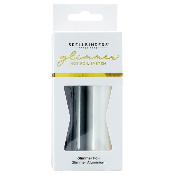 Glimmer Hot Foil 2 Rolls - Opaque Black & White Pack