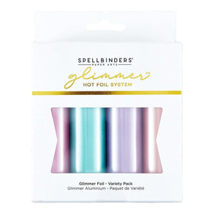 Glimmer Hot Foil Rolls Variety 4-Pack Satin Pastels