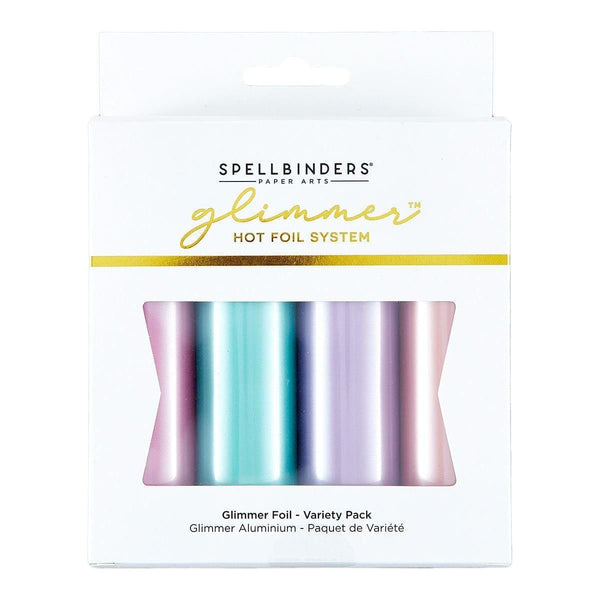 Glimmer Hot Foil Rolls Variety 4-Pack Satin Pastels