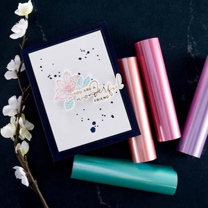 Glimmer Hot Foil Rolls Variety 4-Pack Satin Pastels