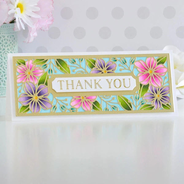 Essential Glimmer Sentiments Glimmer Hot Foil Plate from the Slimline Collection (GLP-278) Project Example 2