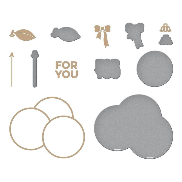 Party Balloons Bouquet Glimmer Hot Foil Plate & Die Set from the Its My Party Collection by Carissa Wiley