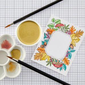 Yasutomo Pale Gold Japanese Watercolor