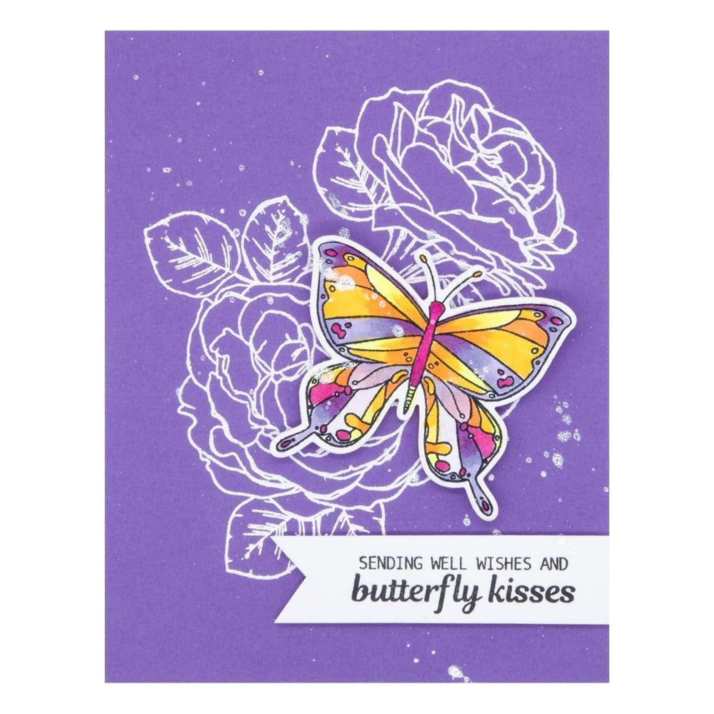 Butterfly Kisses Stamp & Die Set by Simon Hurley