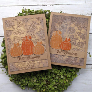 Falling Leaves Embossing Folder