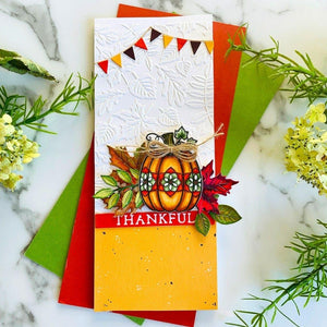 Autumn Leaves Etched Dies from the Fall Traditions Collection (S4-1137) Project Example by Bobbi Lemanski