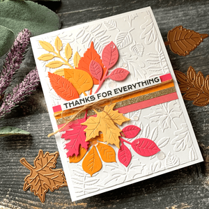 Falling Leaves Embossing Folder