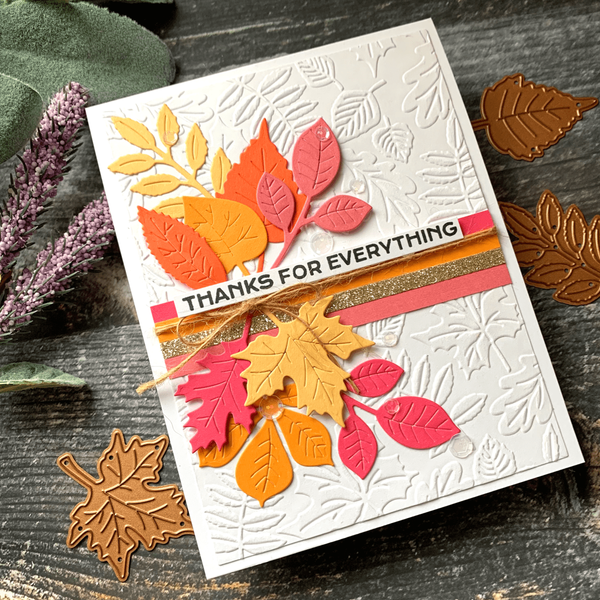 Falling Leaves Embossing Folder