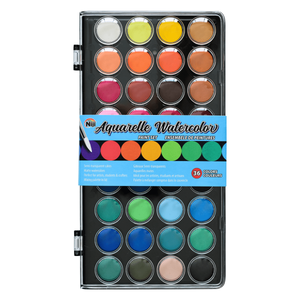 Yasutomo Niji Aquarelle 36 Color Watercolor Palette