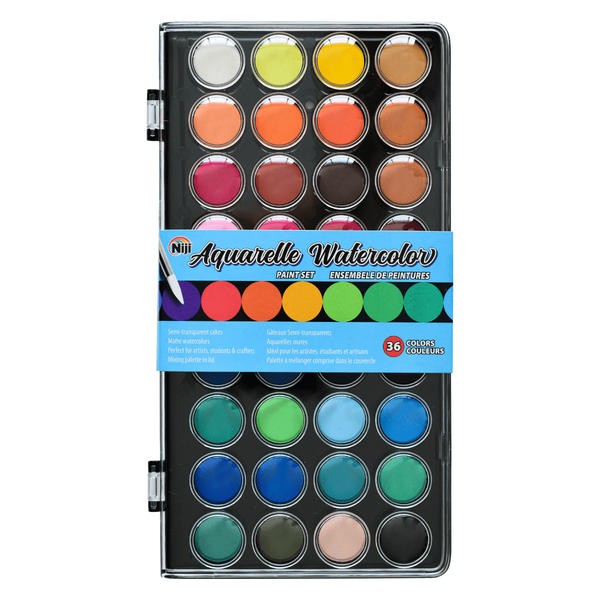Yasutomo Niji Aquarelle 36 Color Watercolor Palette