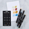 OLO Special Blend Alcohol Markers Set - 8 Colors 4pc.