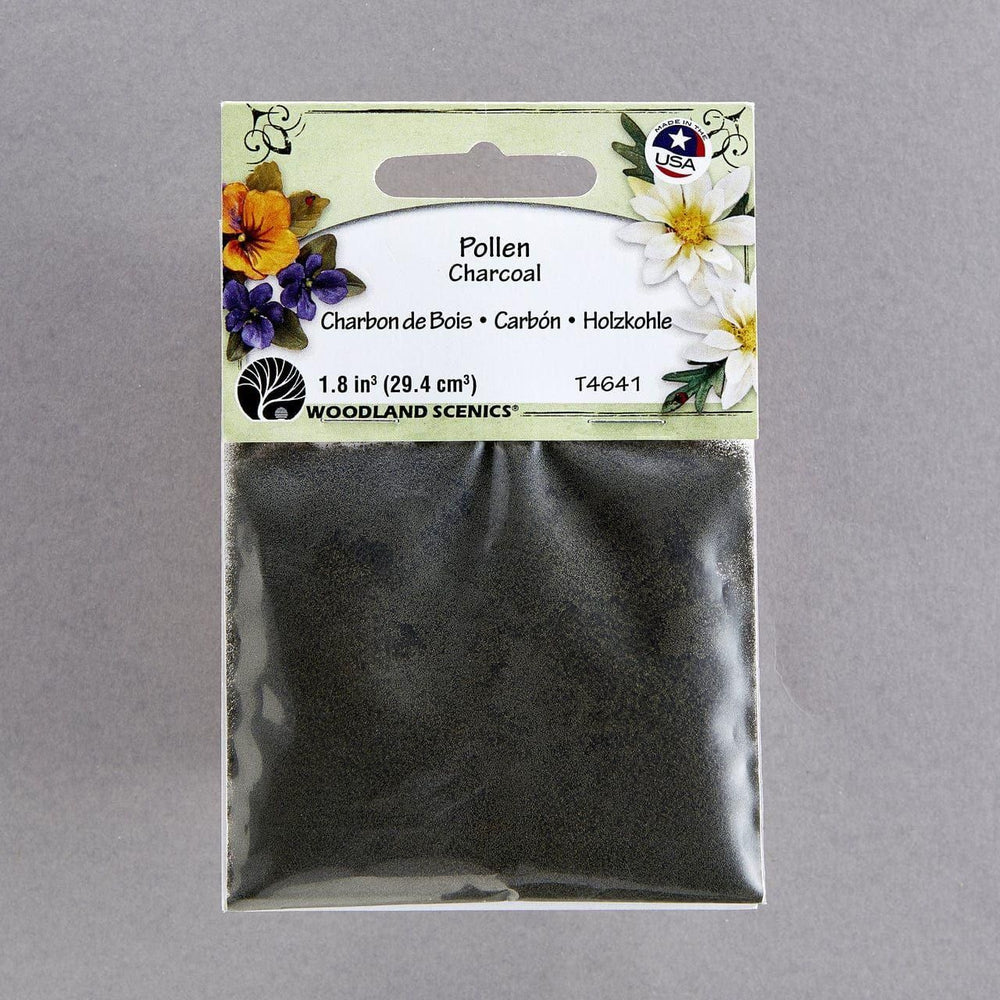 Woodland Scenics - Paper Flower Pollen - Charcoal
