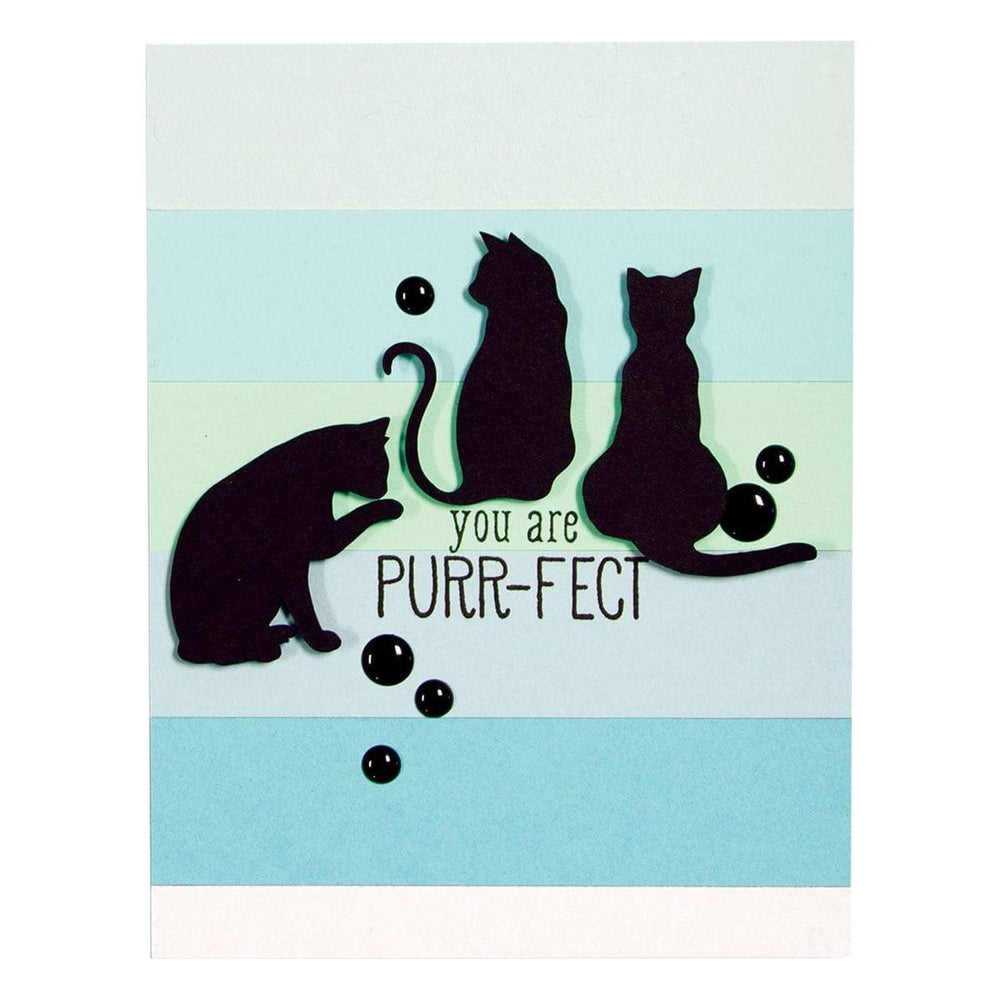 Die D-Lites Kitty Cats Etched Dies