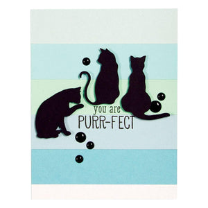 Die D-Lites Kitty Cats Etched Dies