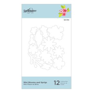 Mini Blooms and Sprigs Etched Dies from the Slimline Collection (S2-314) Product Packaging