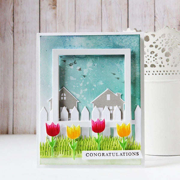 Die D-Lites Picket Fence Etched Dies