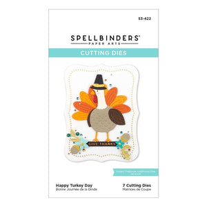 Happy Turkey Day Etched Dies