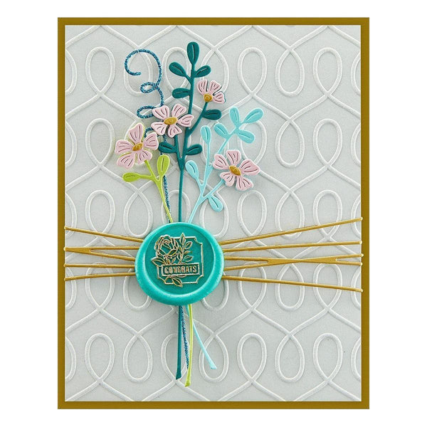 Sealed Blooms Etched Dies