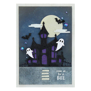 Haunted House Etched Dies