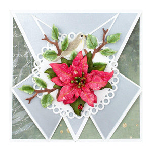 Poinsettia Etched Dies from Susan's Holiday Flora Collection by Susan Tierney-Cockburn