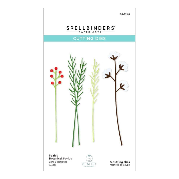 Sealed Botanical Sprigs Etched Dies from Sealed for the Holidays Collection