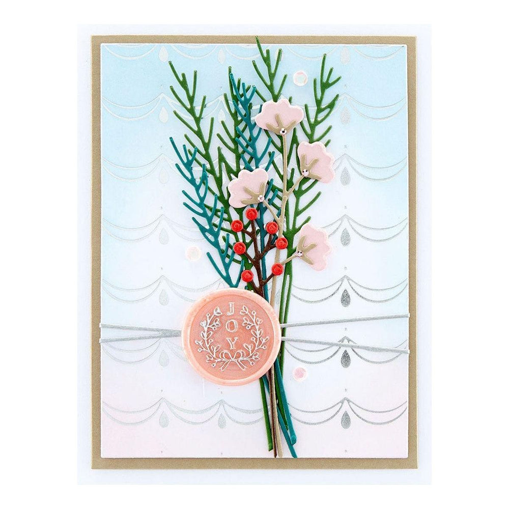 Sealed Botanical Sprigs Etched Dies from Sealed for the Holidays Collection