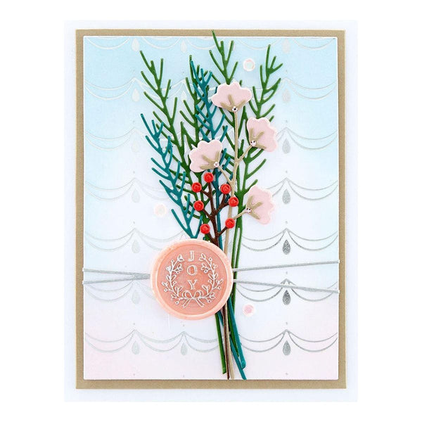 Sealed Botanical Sprigs Etched Dies from Sealed for the Holidays Collection