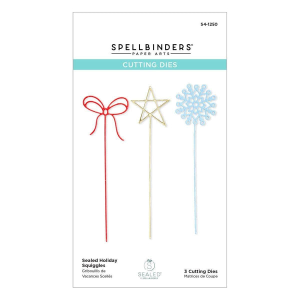 Sealed Holiday Squiggles Etched Dies from Sealed for the Holidays Collection