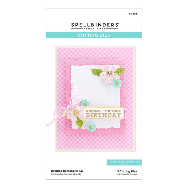 Nestabilities Deckled Rectangles LG Etched Dies